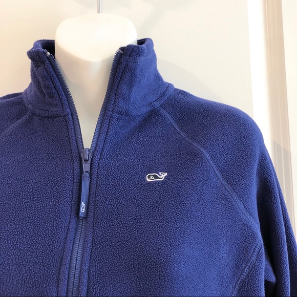 {Vineyard Vines} Blue Fleece Pullover - Picture 2 of 4
